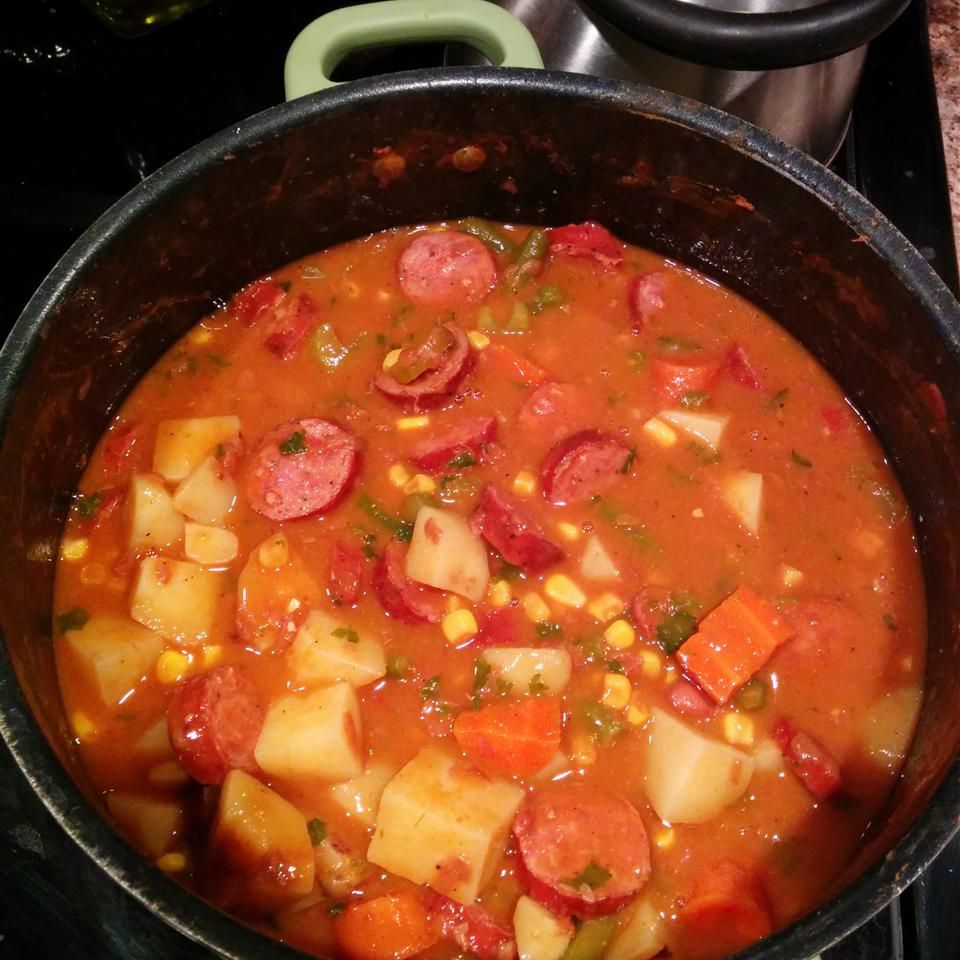 Sausage and Pinto Bean Soup