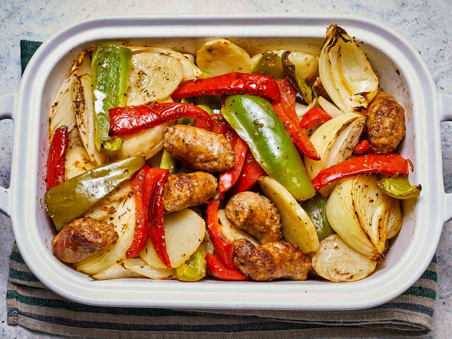Sausage and Potato Bake
