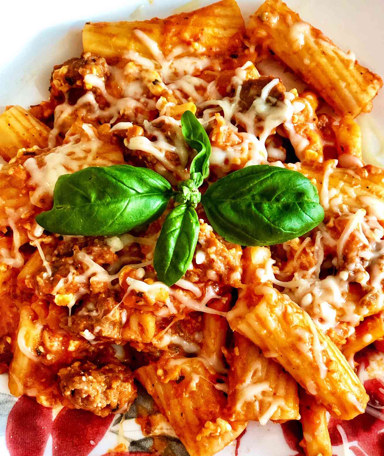 Sausage and Rigatoni Bake