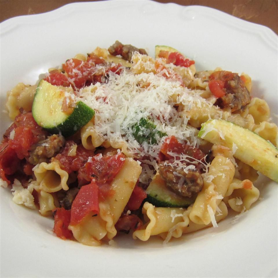 Sausage and Roasted Squash Pasta
