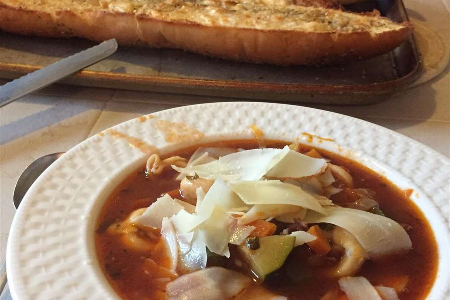 Sausage and Tortellini Soup