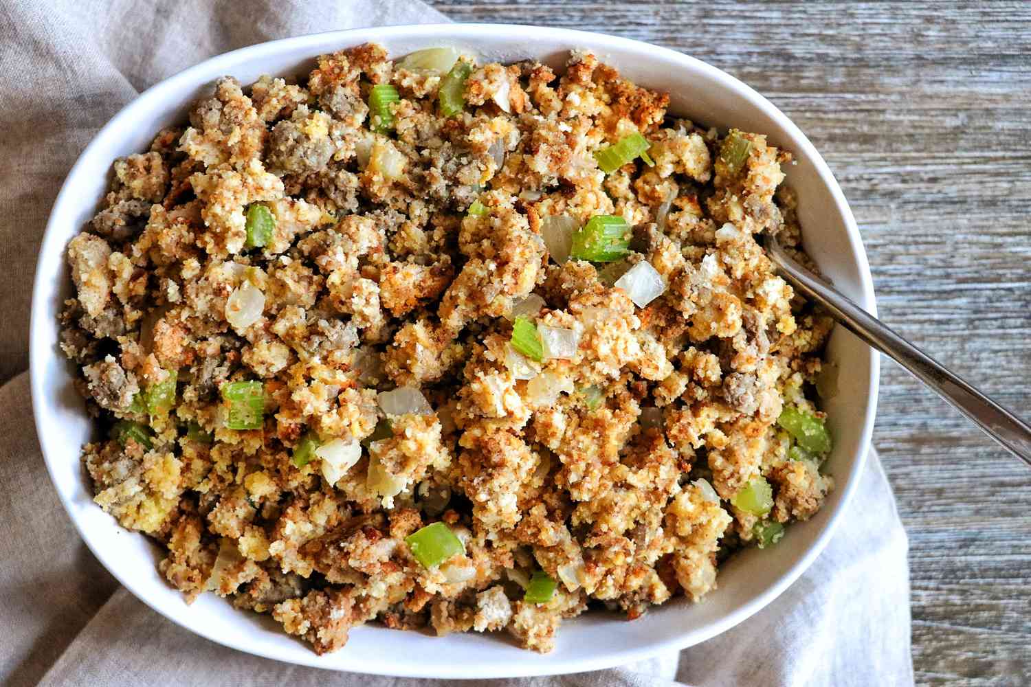 Sausage Cornbread Stuffing