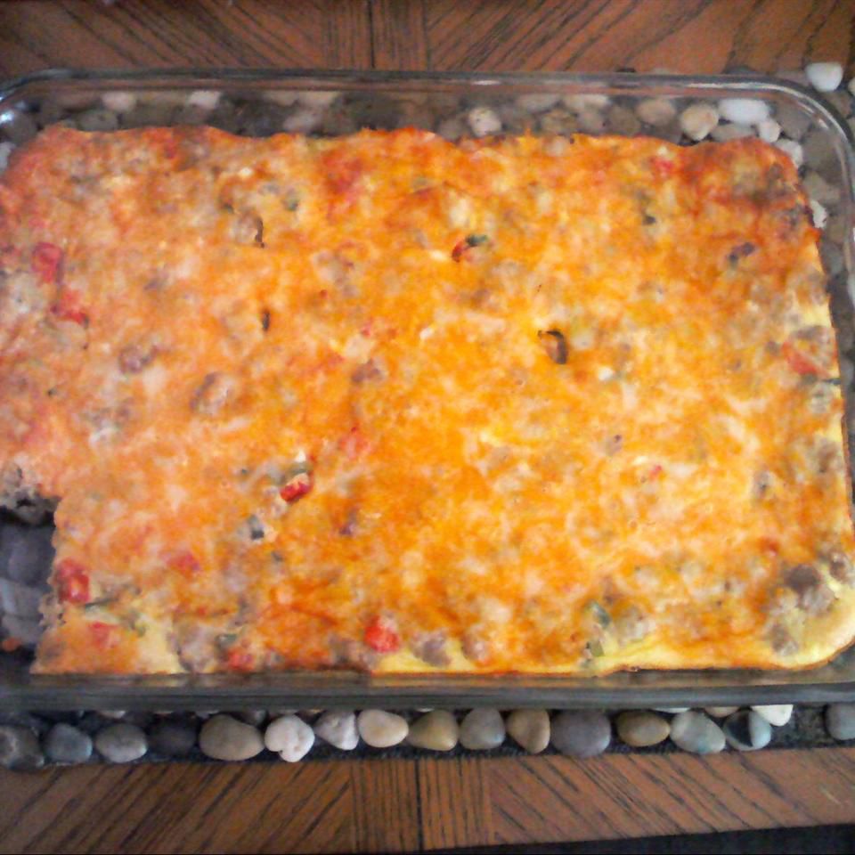 Sausage Crescent Roll Casserole