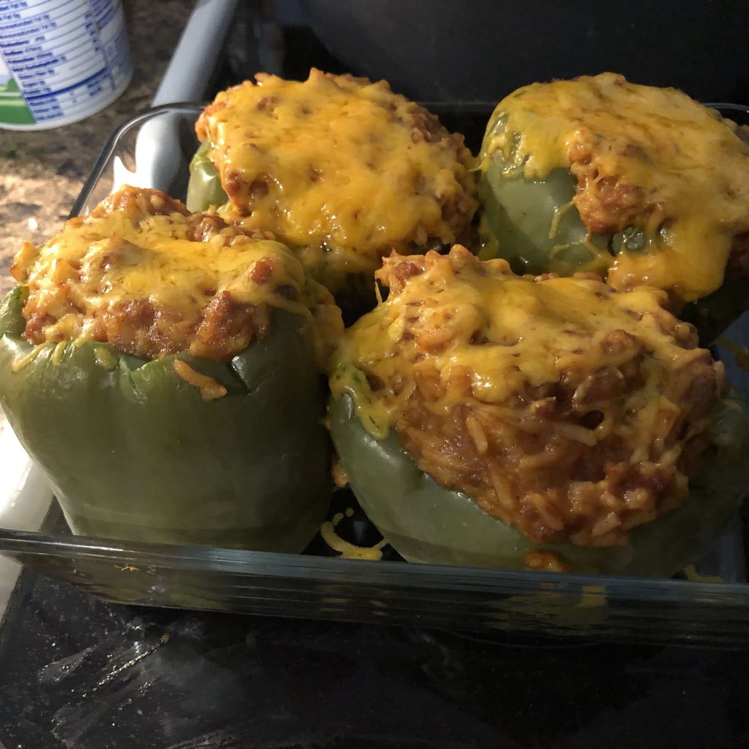 Sausage Rice Stuffed Peppers