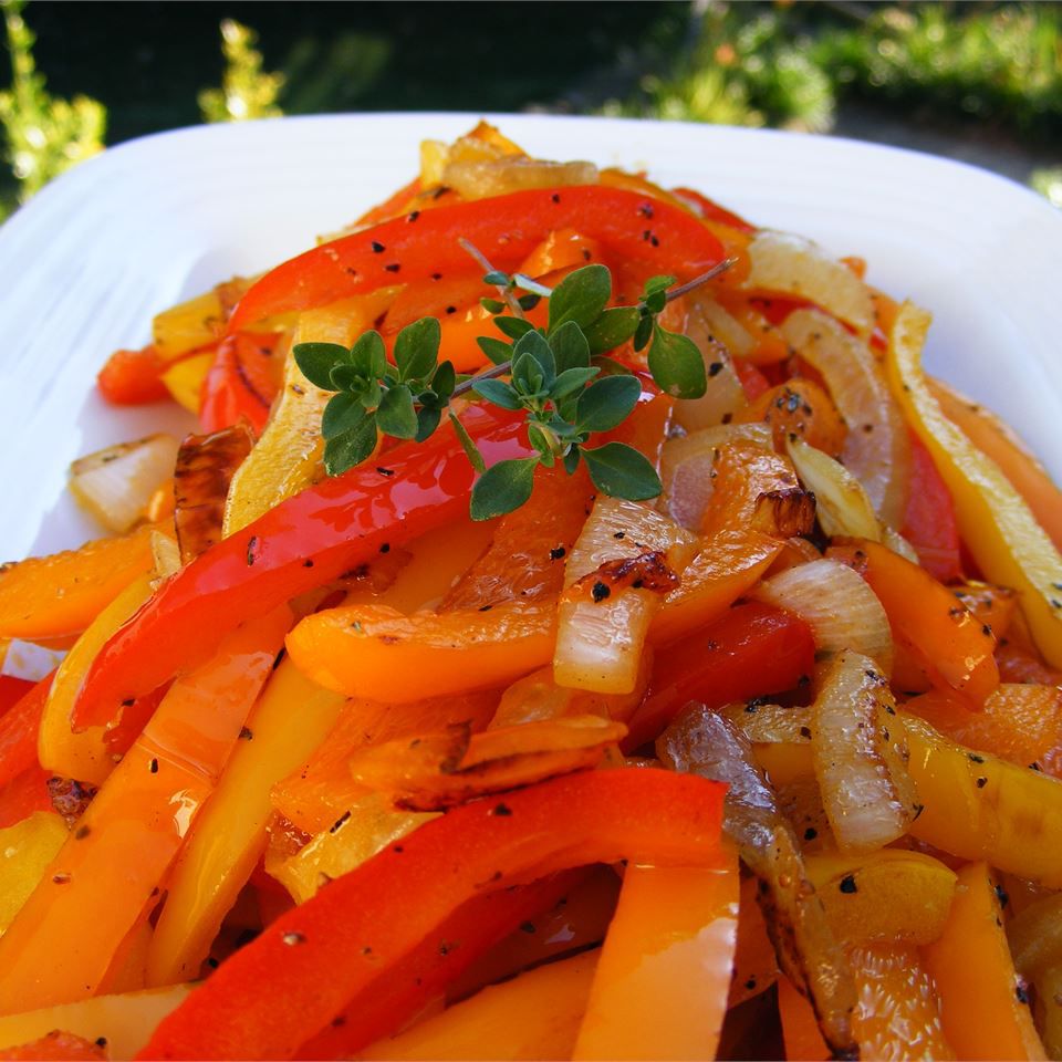 Sautéed Bell Peppers and Onions