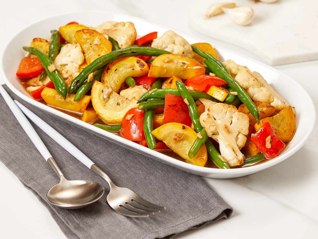 Sautéed Garlic Vegetables