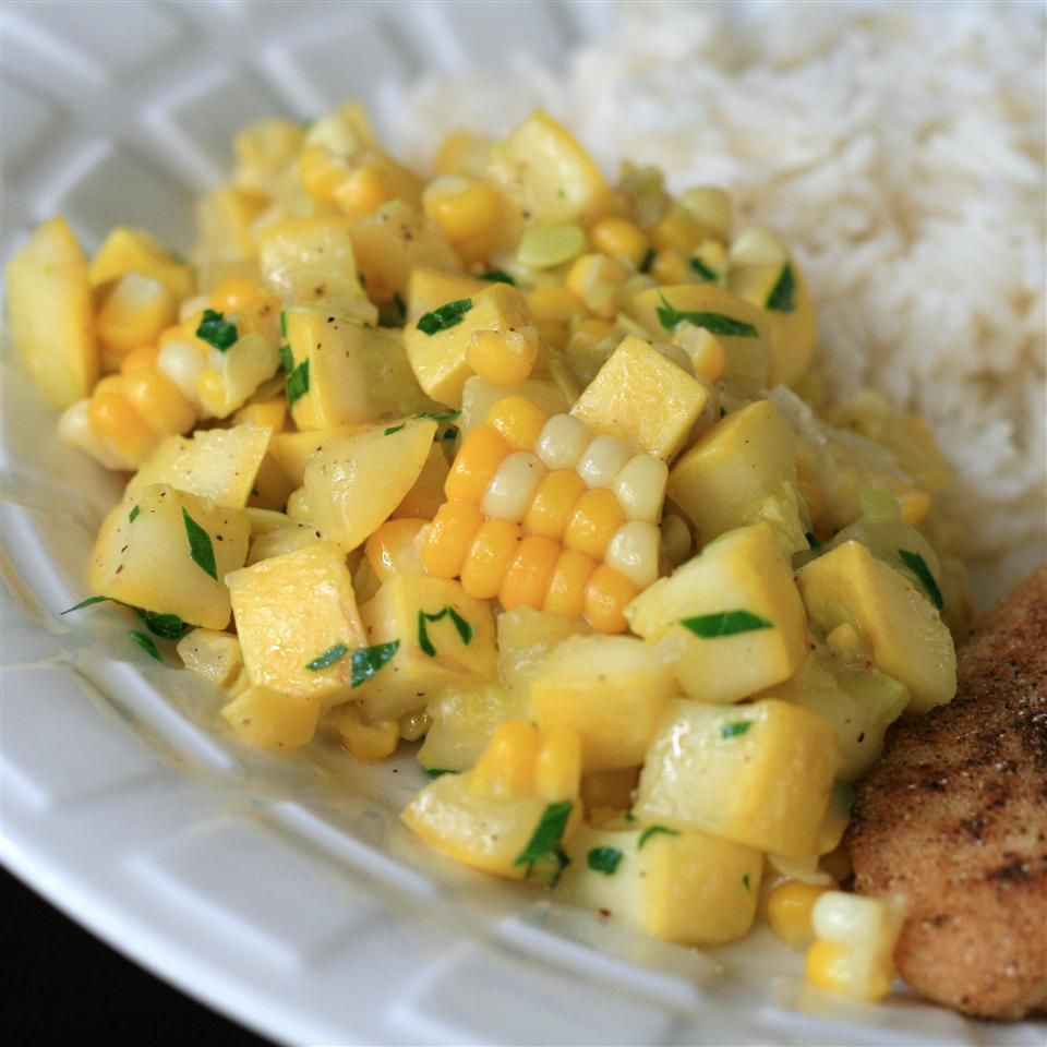Sautéed Yellow Squash and Corn