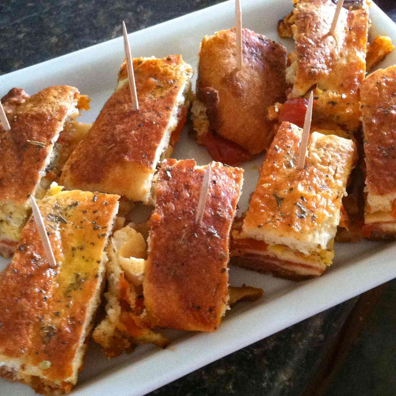 Savory Antipasto Squares
