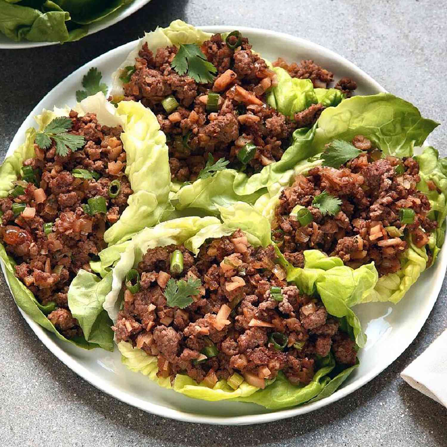 Savory Asian Beef Lettuce Wraps