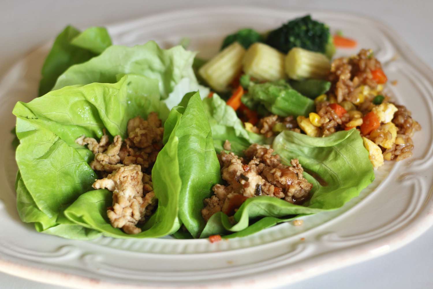 Savory Asian Chicken Lettuce Wraps