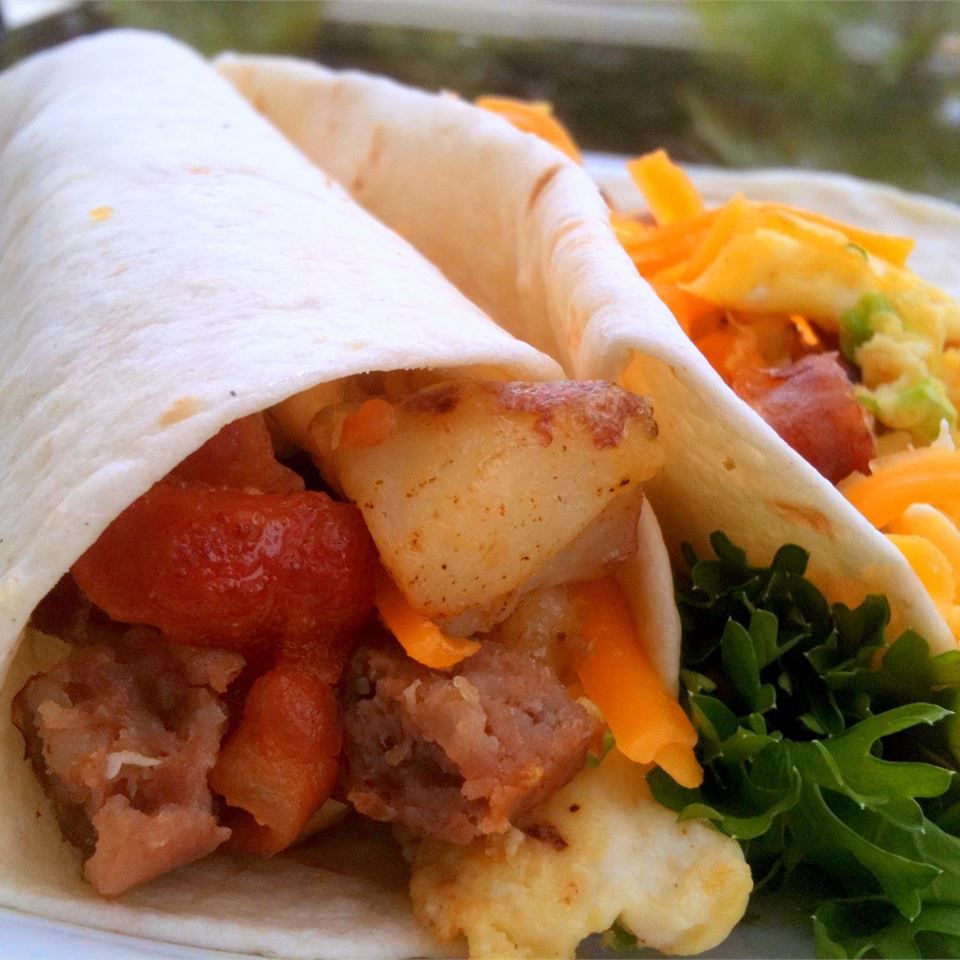 Savory Breakfast Burritos