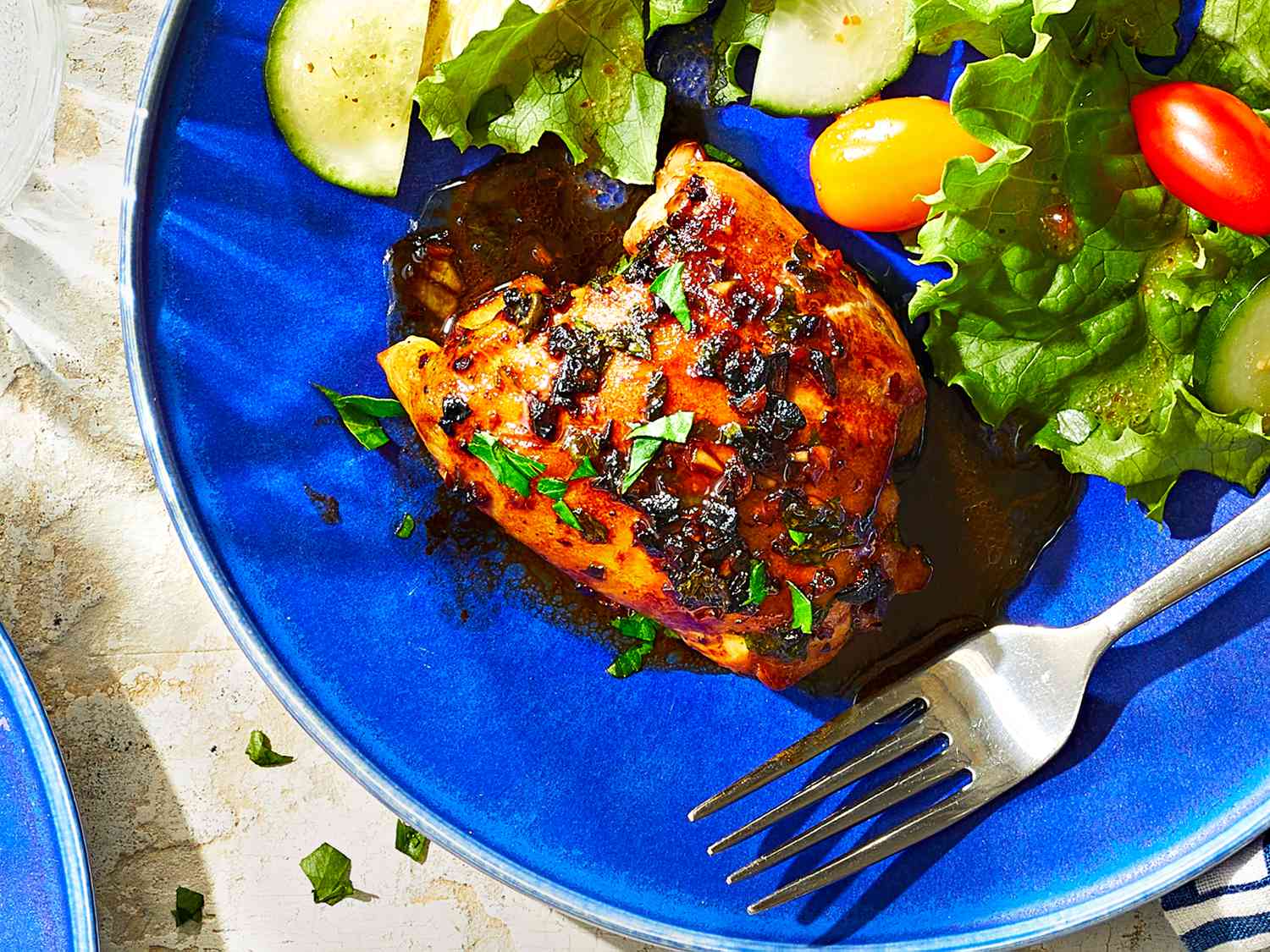 Savory Garlic Broiled Chicken