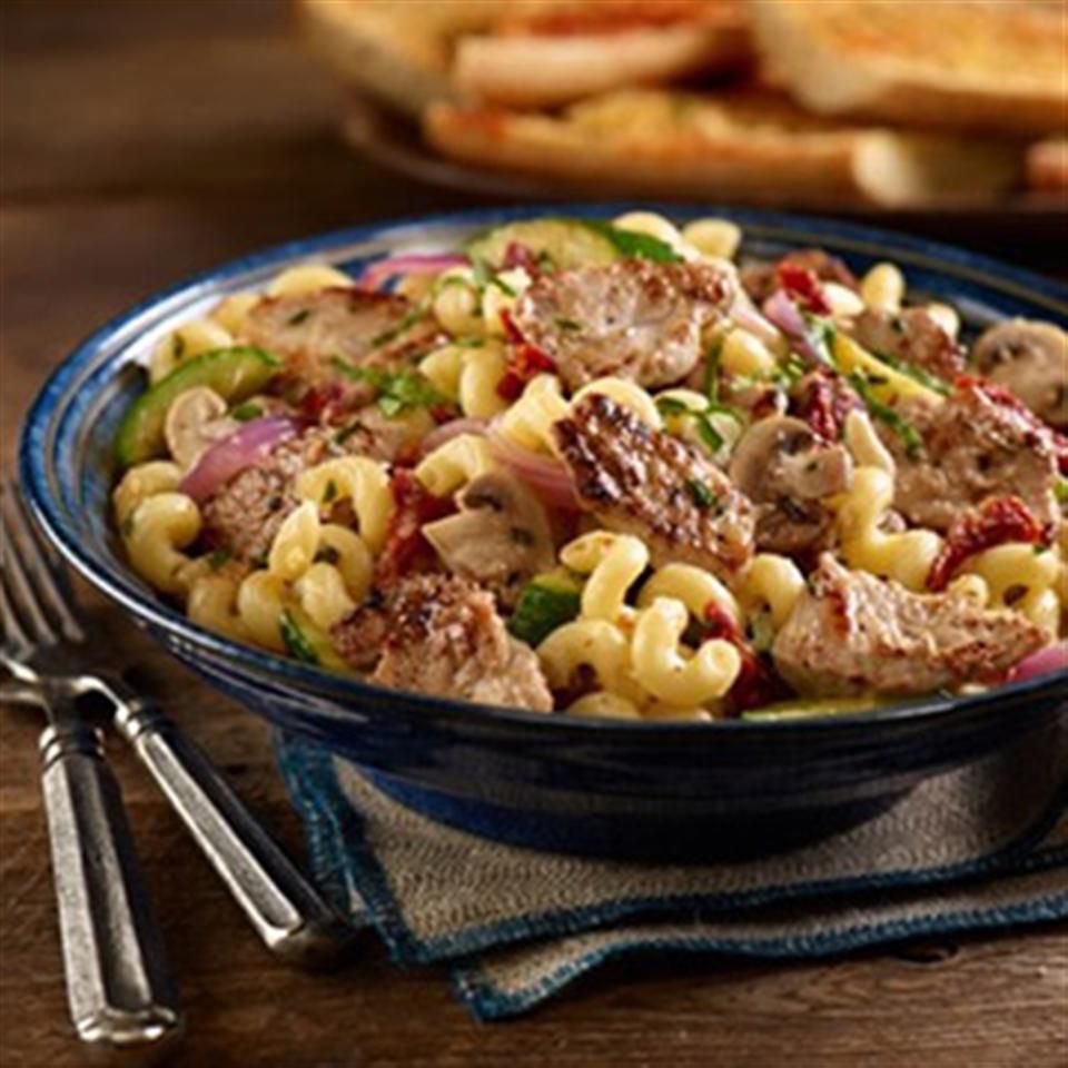 Savory Italian Pork and Pasta Stir-Fry