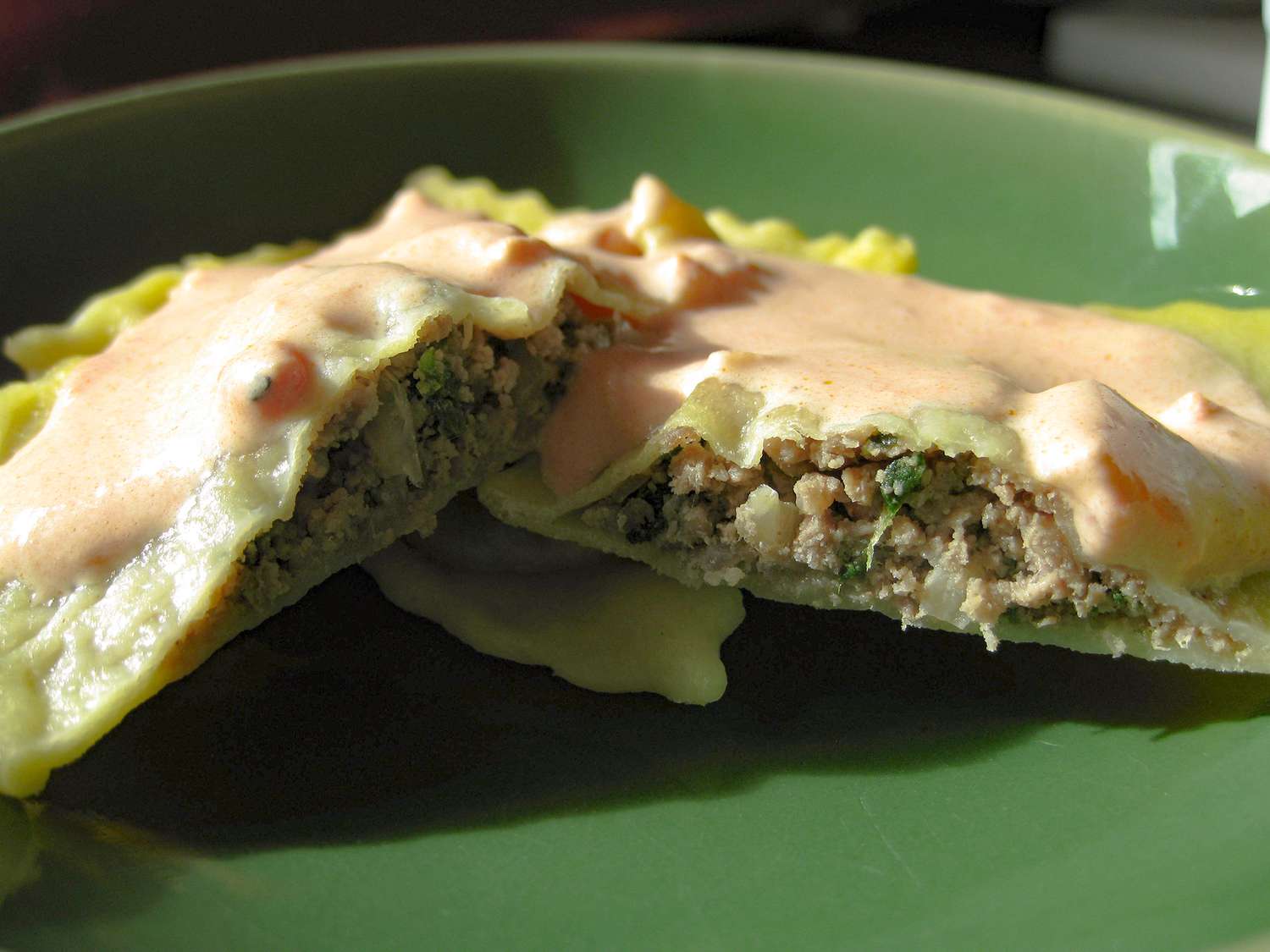 Savory Meat and Spinach Filling