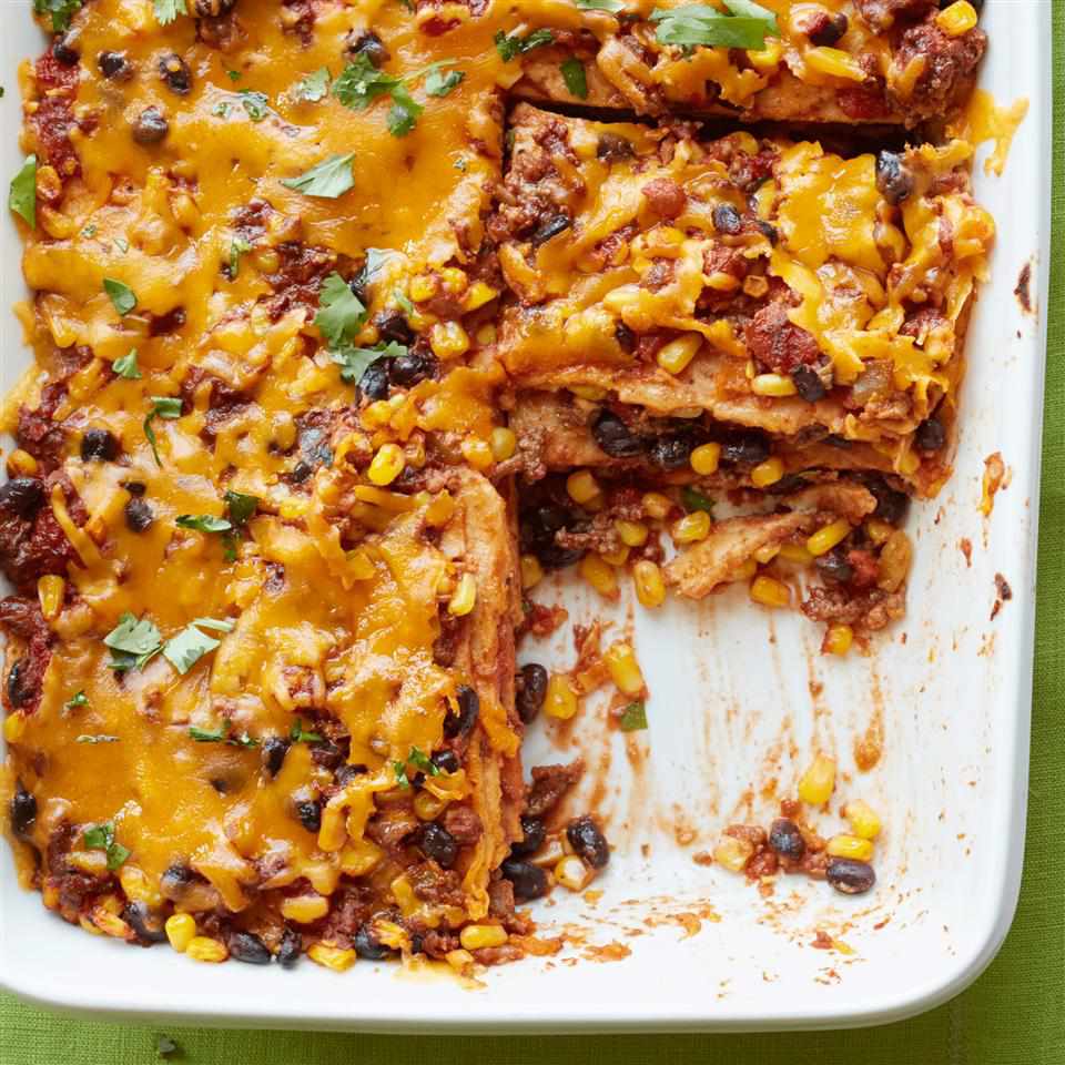 Savory Mexican Quesadilla Casserole