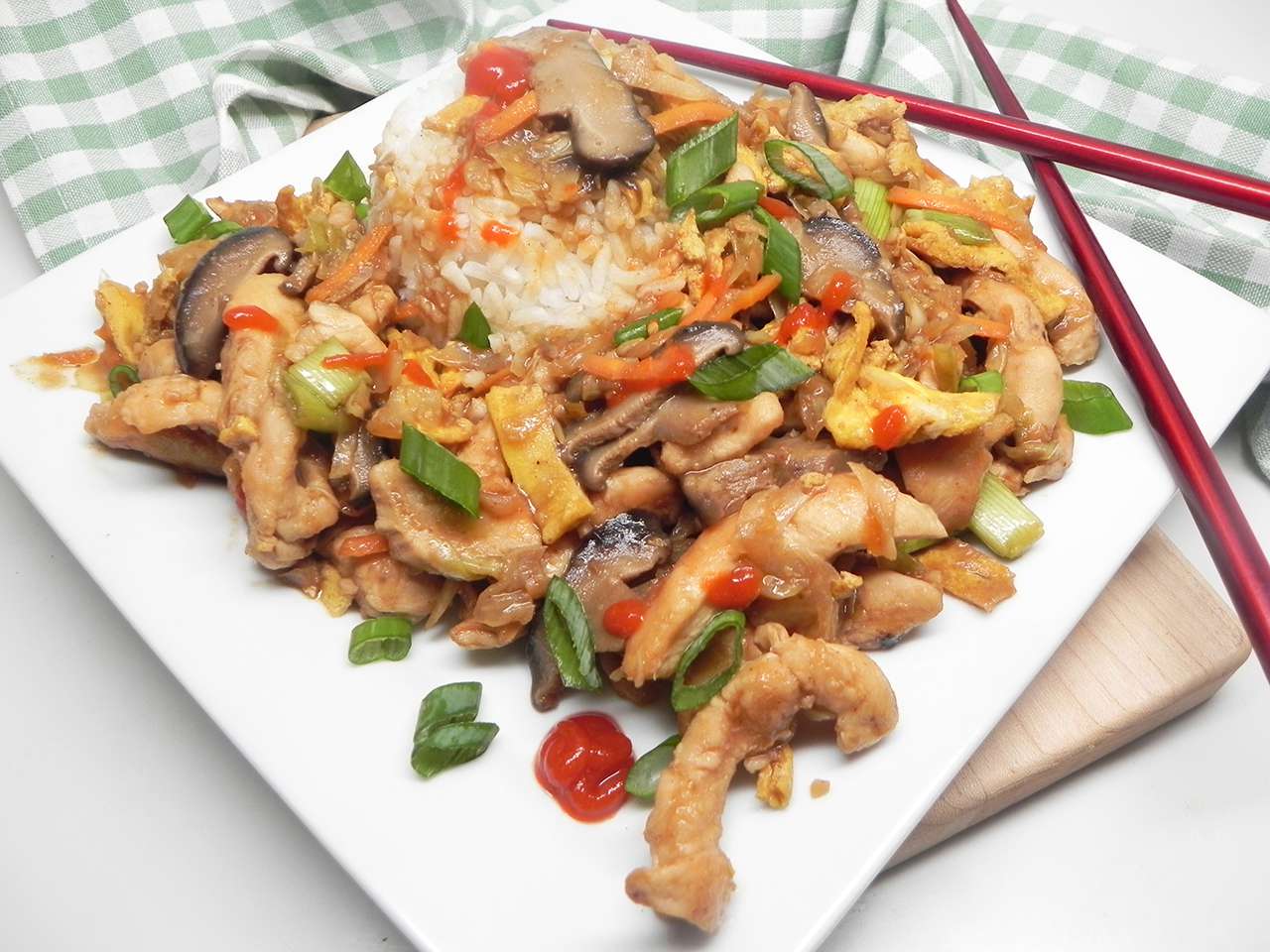 Savory Moo Shu Chicken