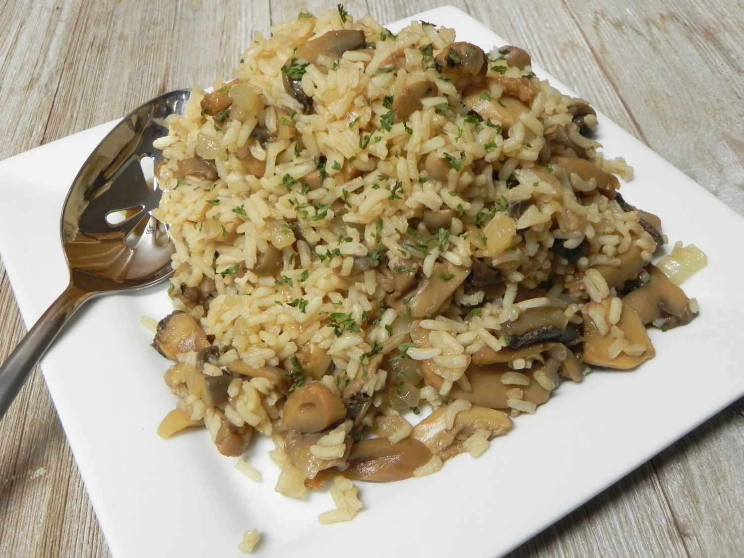 Savory Mushroom Rice Pilaf