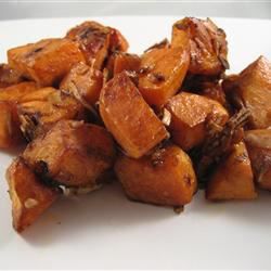 Savory Onion Roasted Sweet Potatoes