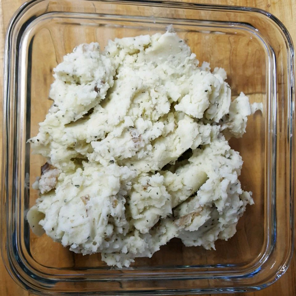 Savory Skin-On Mashed Potatoes