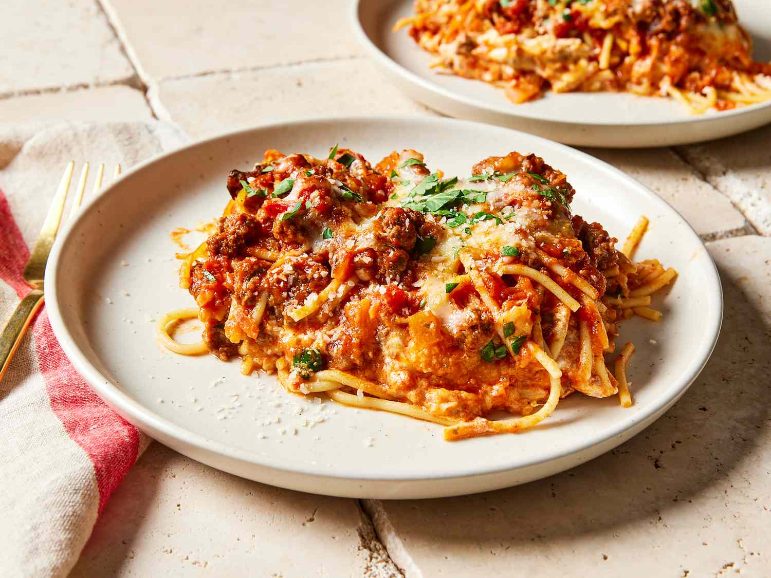 Savory Spaghetti Bake