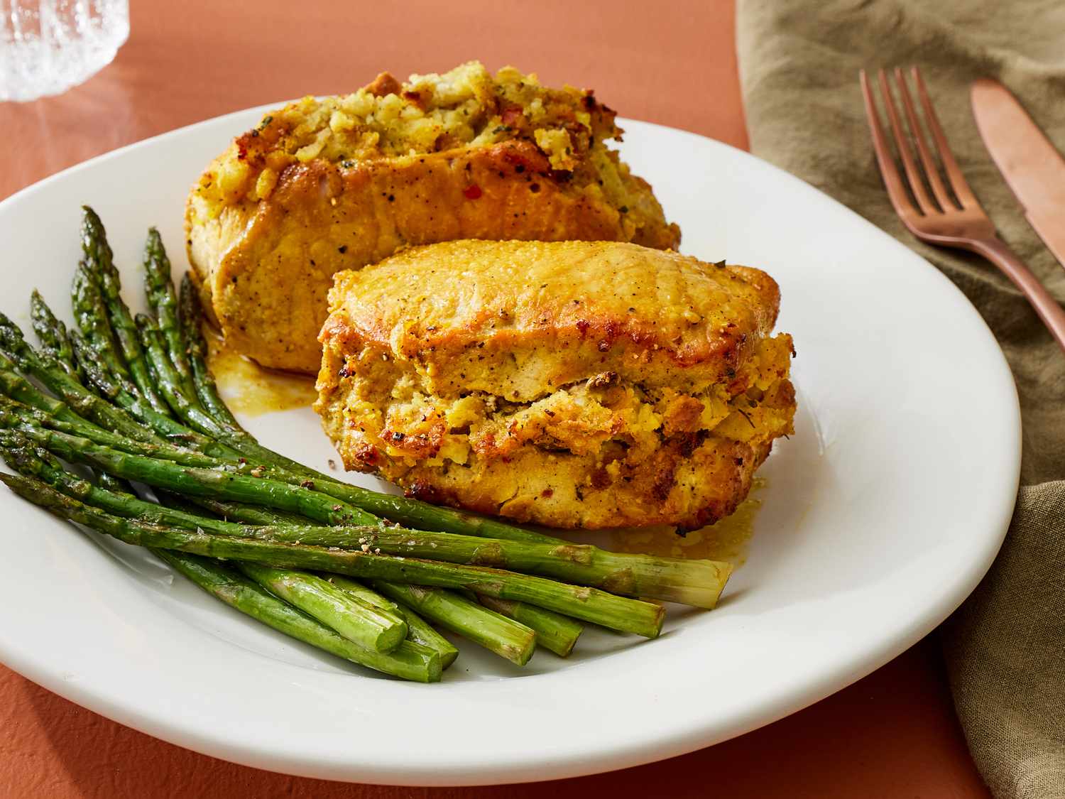Savory Stuffed Pork Chops