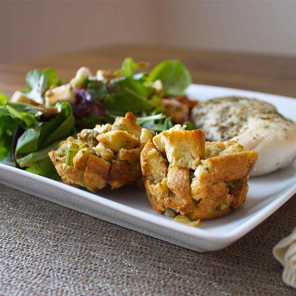 Savory Stuffing Muffins