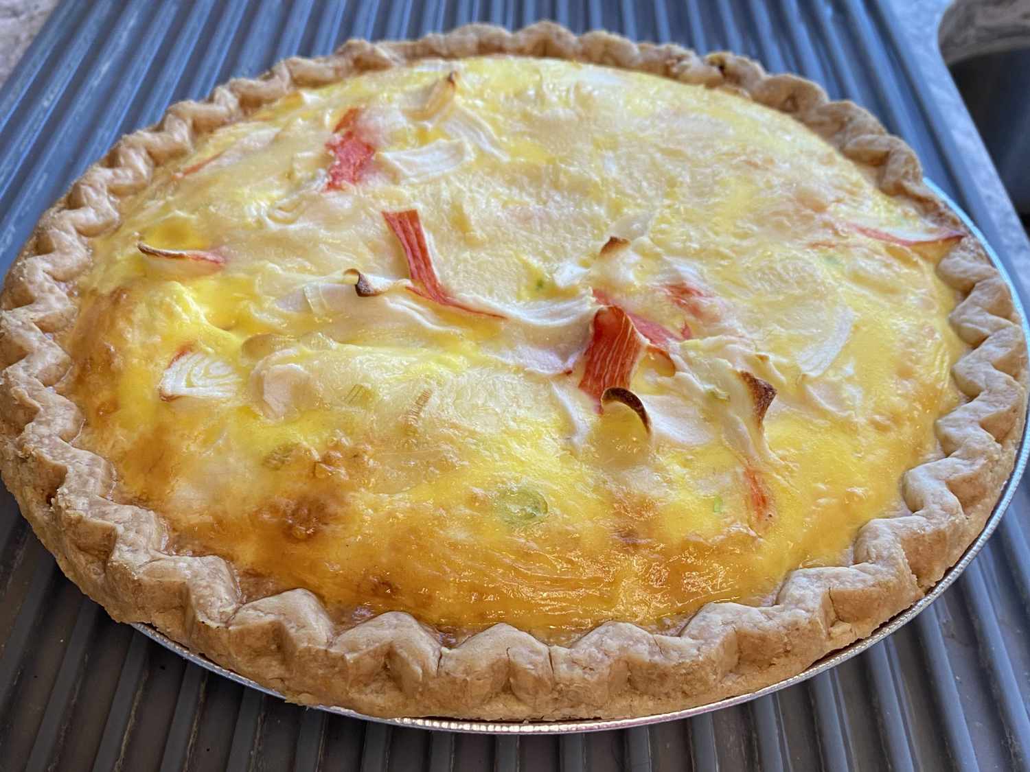 Seafood Crab Quiche