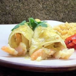 Seafood Enchiladas with Shrimp and Crab