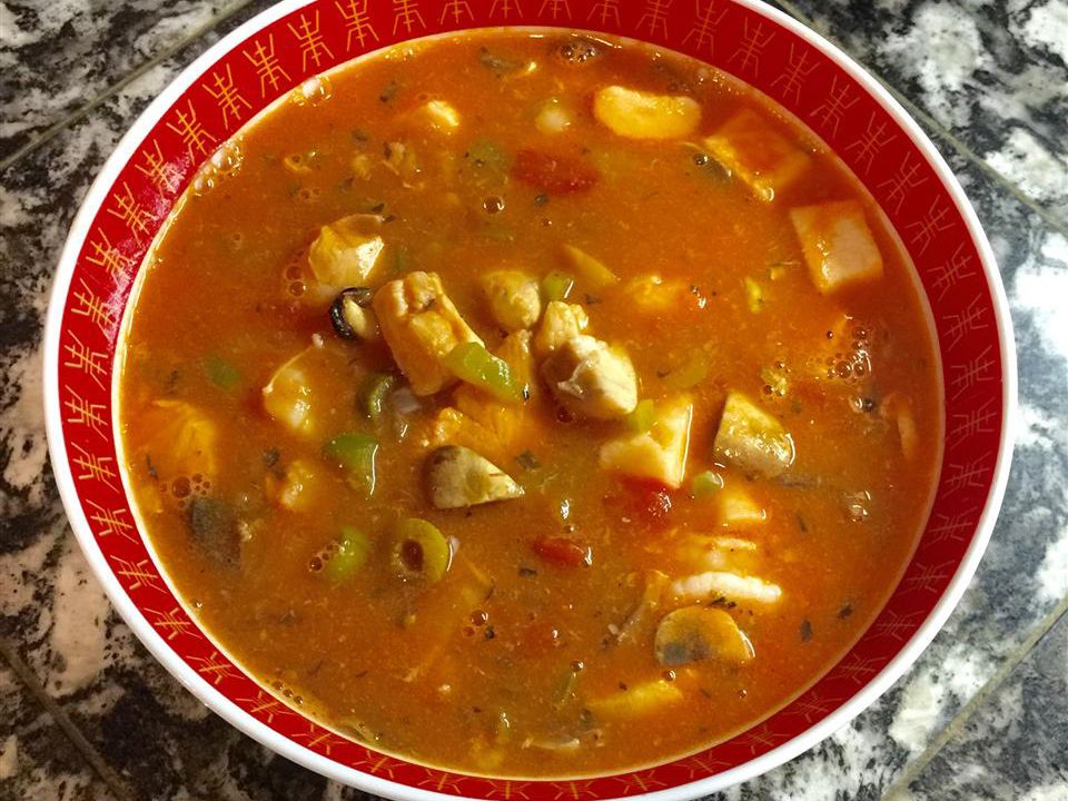 Seafood Mediterranean Soup