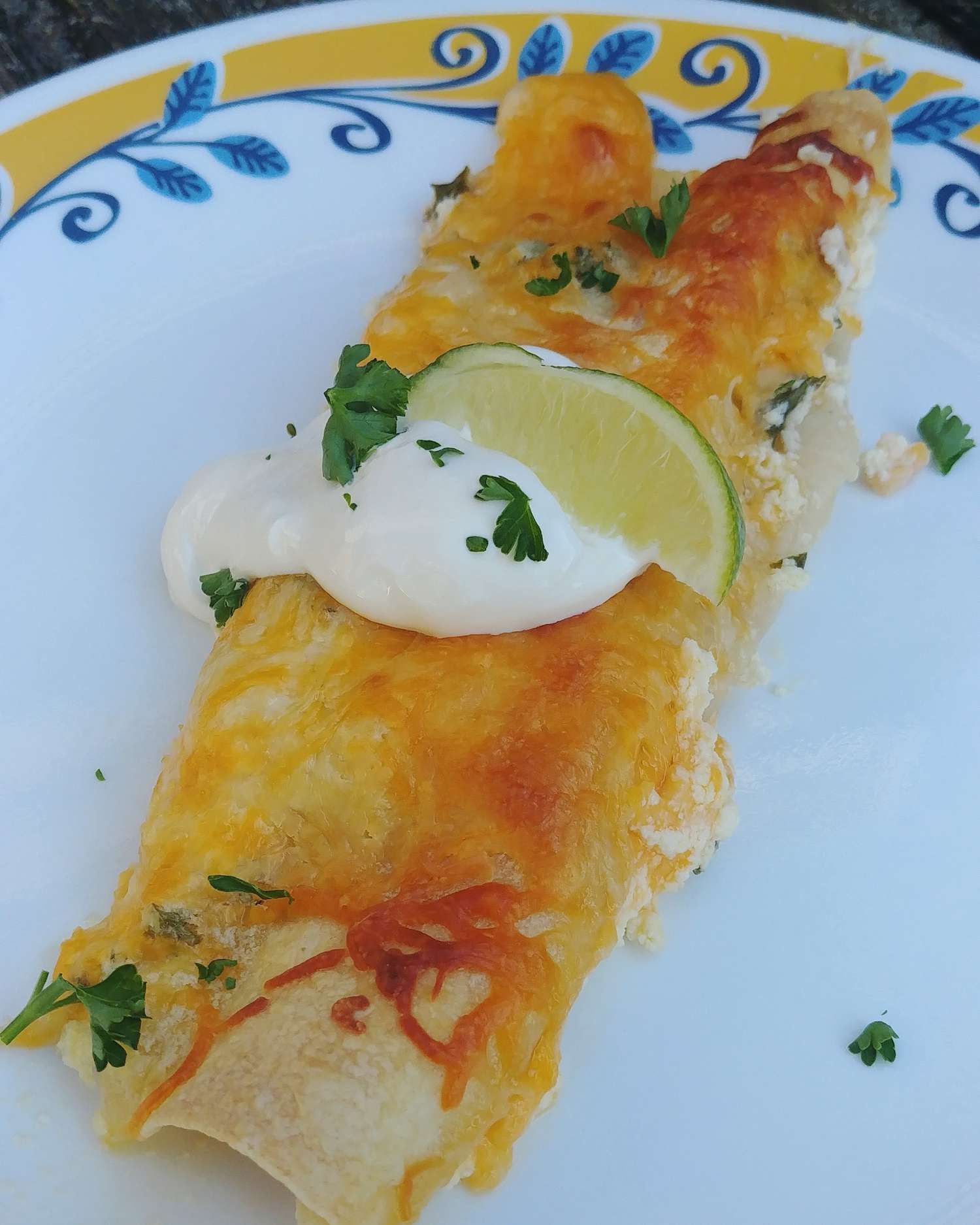 Seafood Stuffed Enchiladas