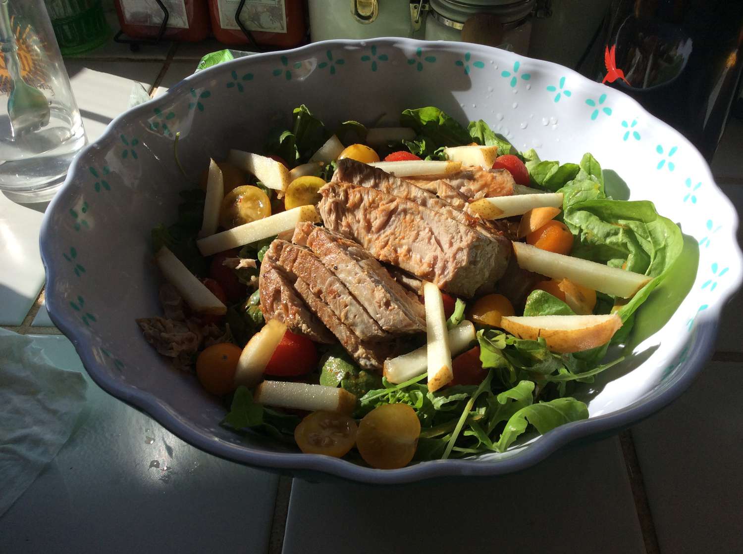 Seared Ahi Tuna with Ginger Salad