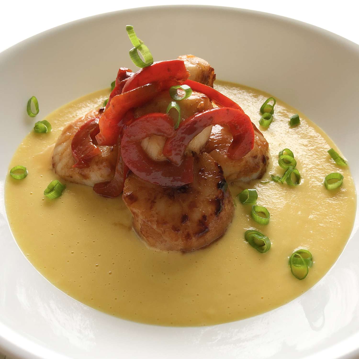 Seared Scallops with Creamed Corn