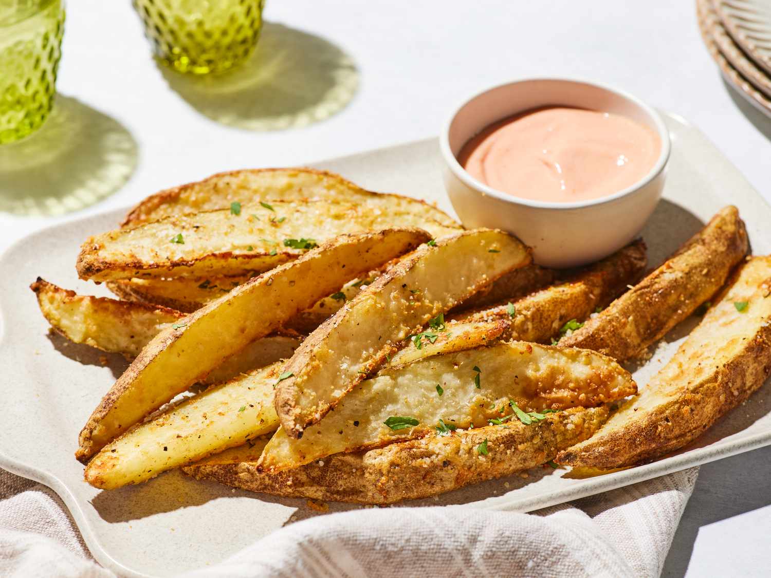 Seasoned Baked Potato Wedges