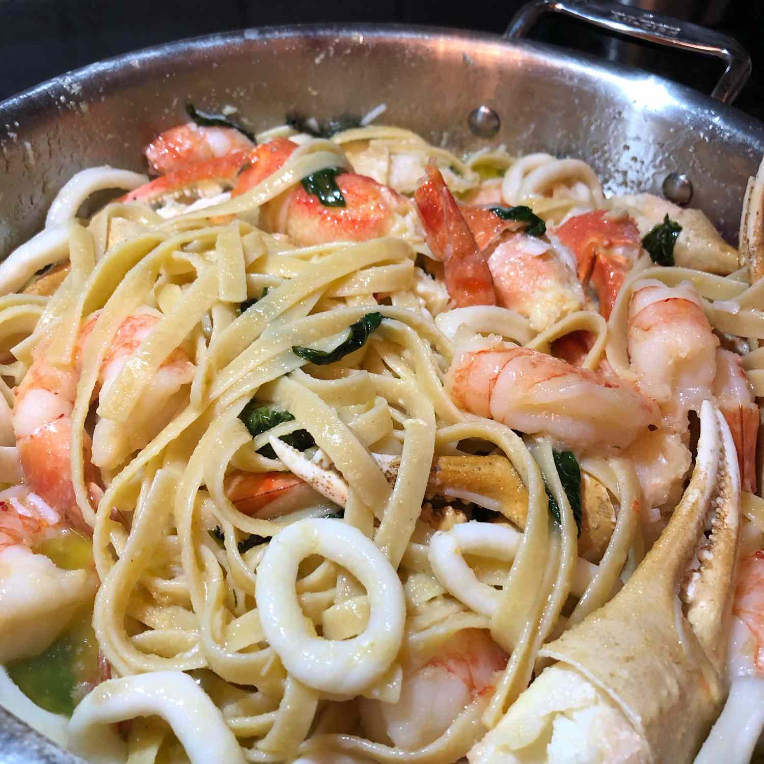 Shellfish Pasta with Lemon Butter