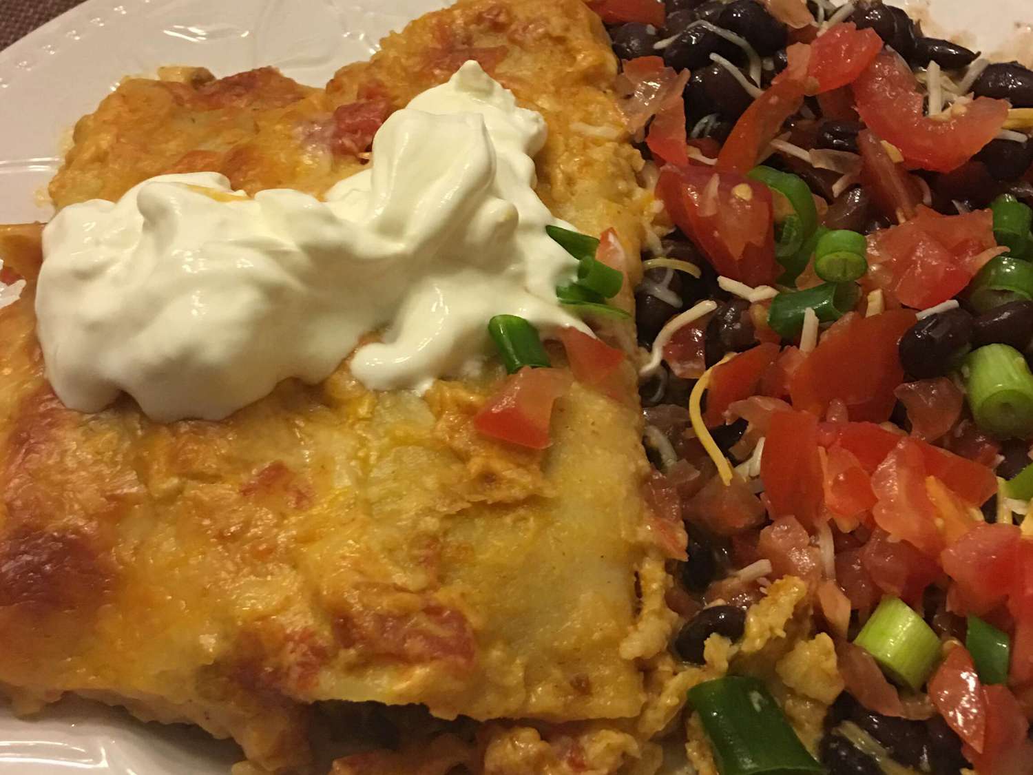 Shredded Beef Enchiladas with Monterey Cheese Sauce