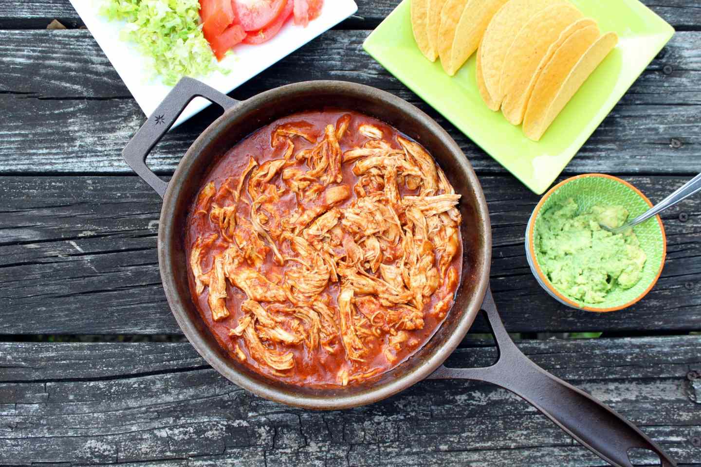 Shredded Chicken Tacos with Mexican Flavors