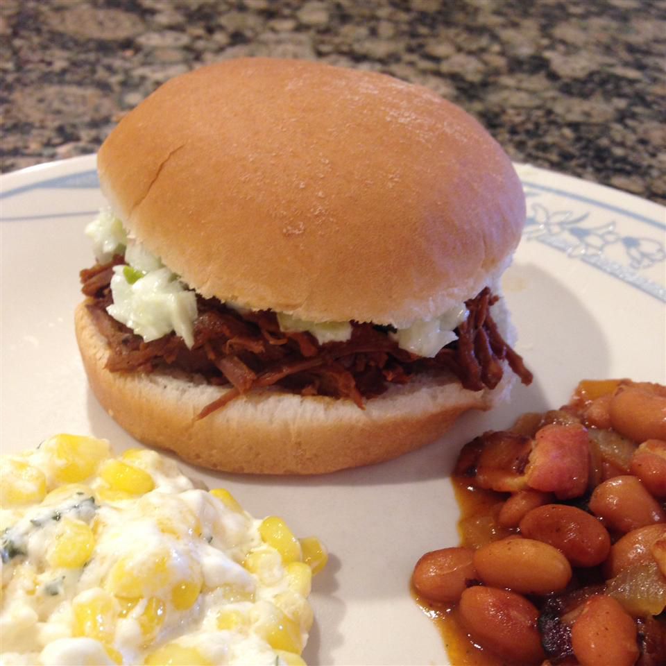 Shredded Elk Sandwiches