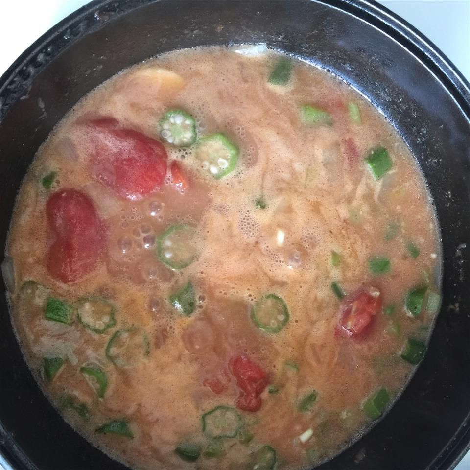 Shrimp and Eggs Gumbo