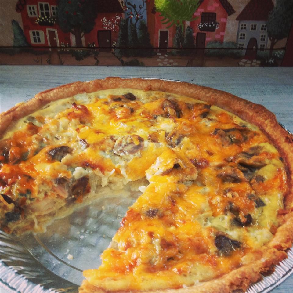 Shrimp and Gruyere Quiche