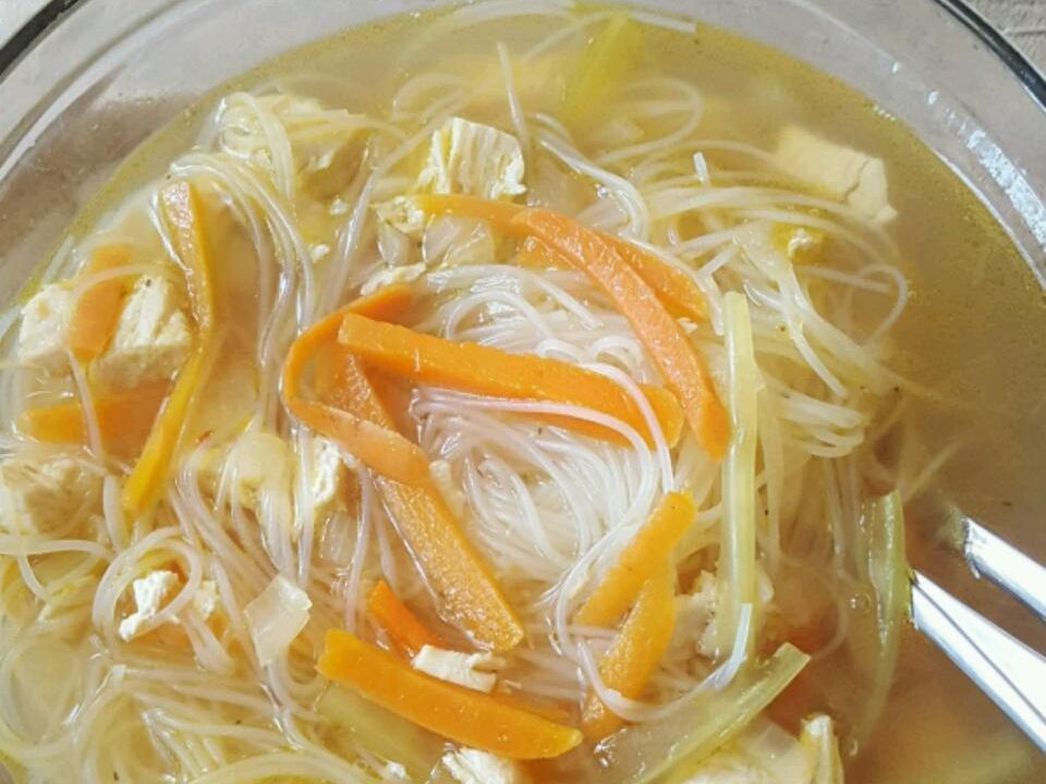 Shrimp and Noodle Soup