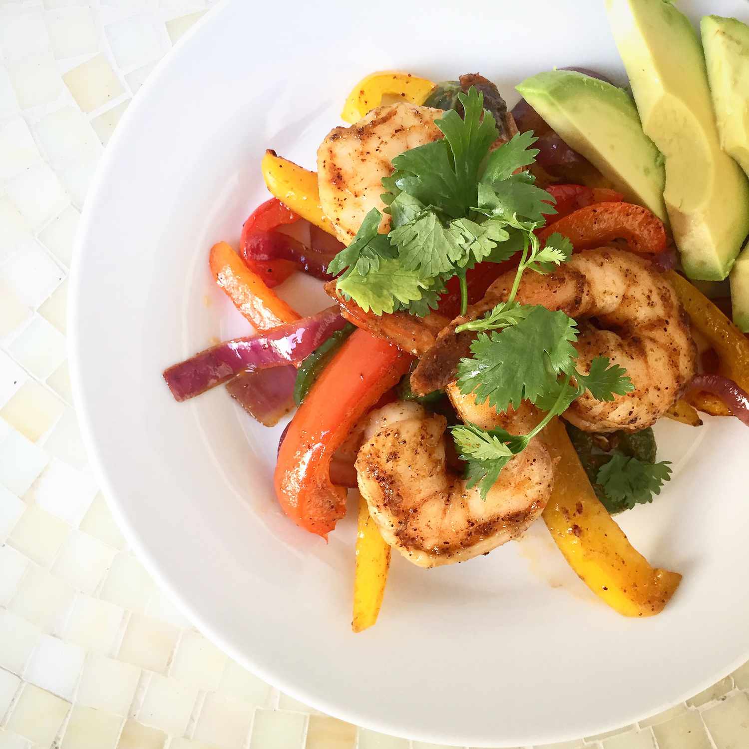 Shrimp Fajita Sheet Pan Meal