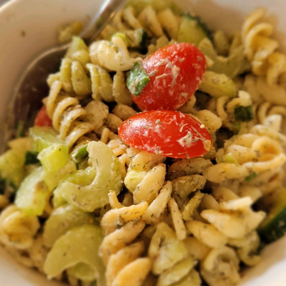 Shrimp Pasta Salad with Dill