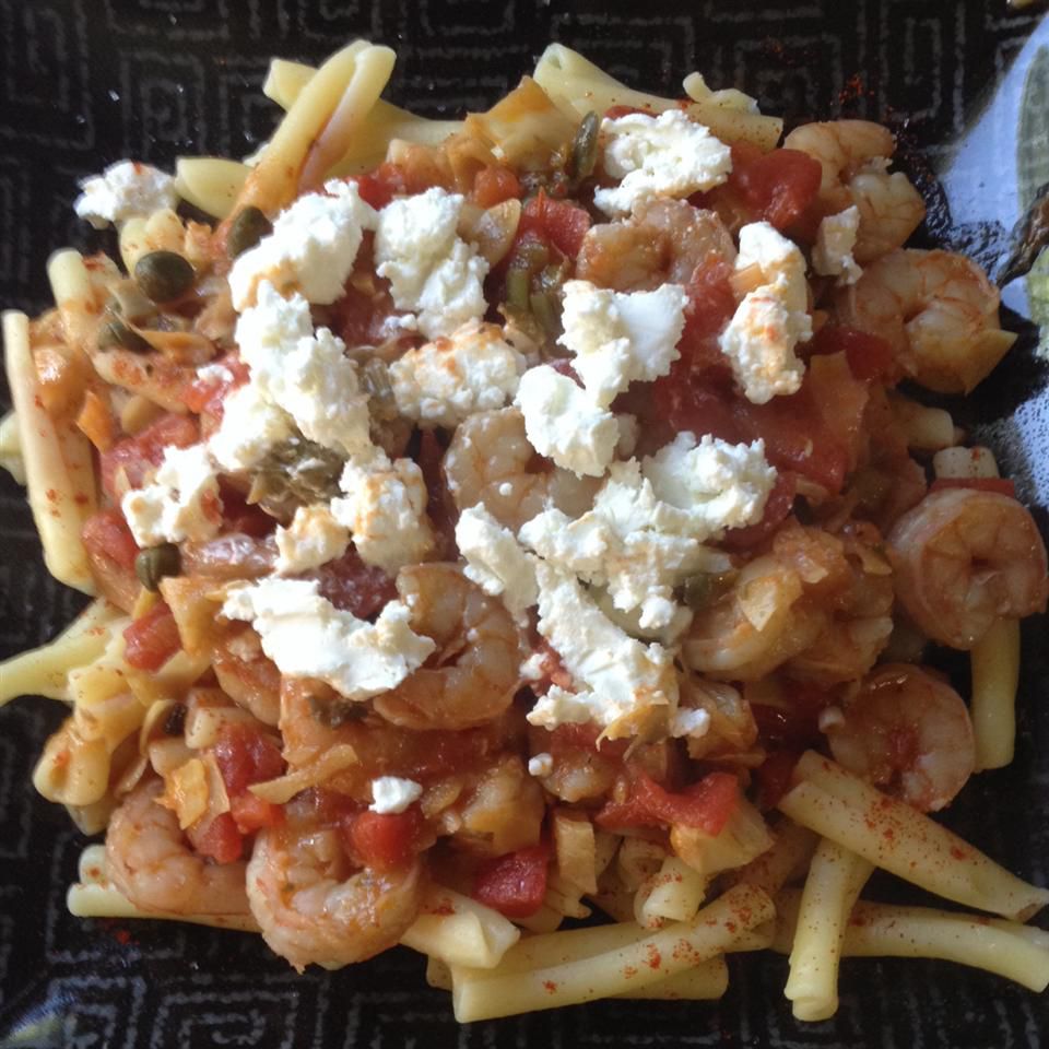 Shrimp Pasta with Goat Cheese