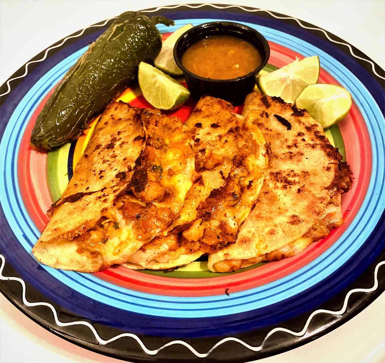 Shrimp Quesadilla Tacos