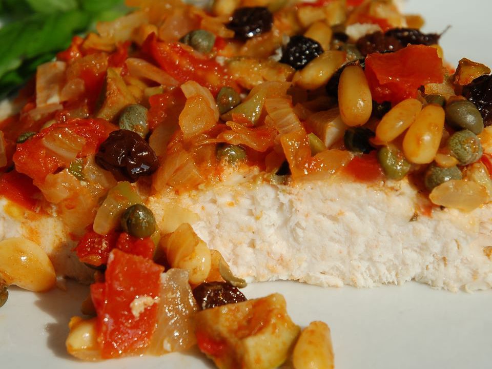 Sicilian-Style Swordfish