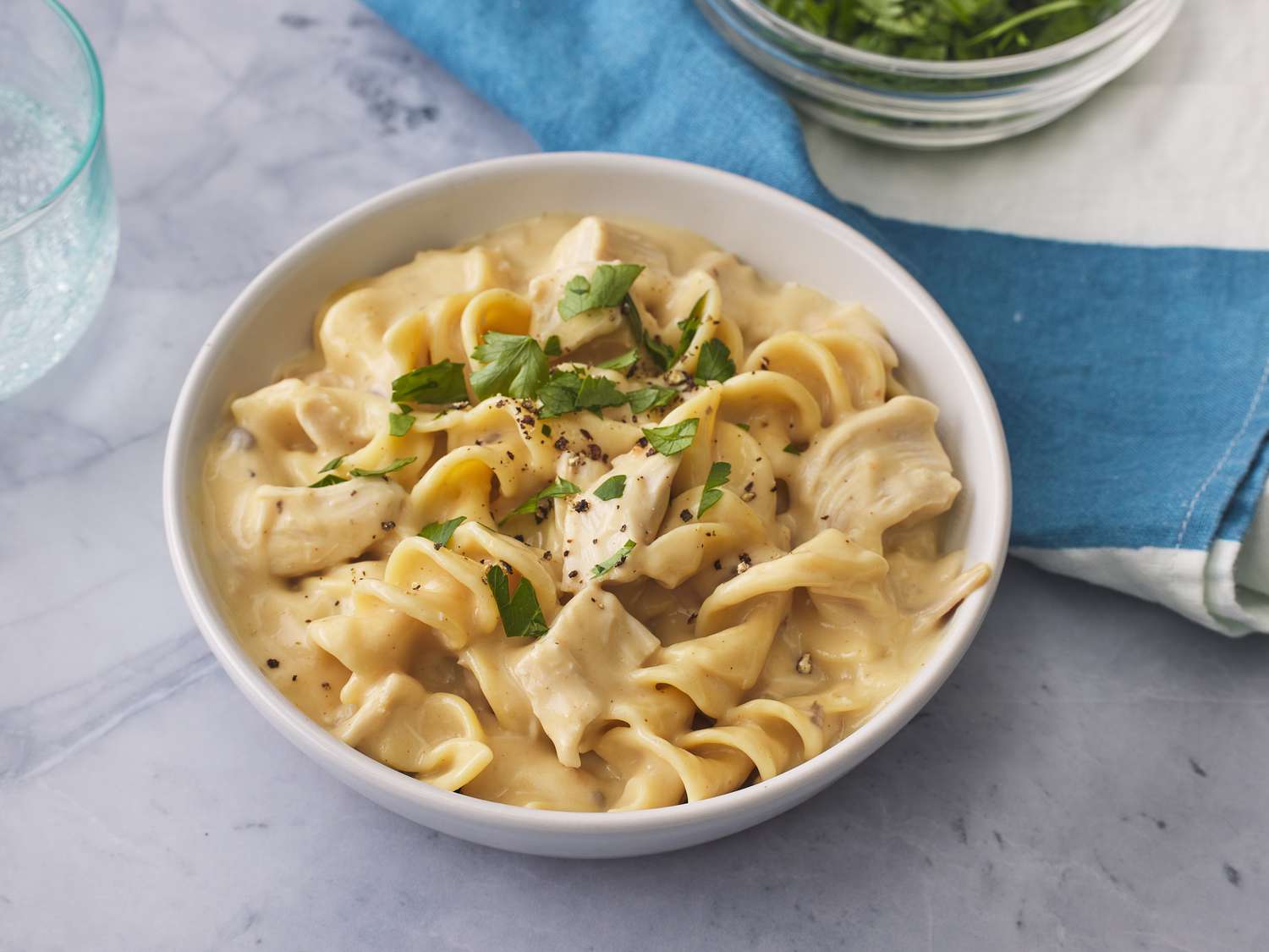 Simple and Comforting Chicken and Noodles