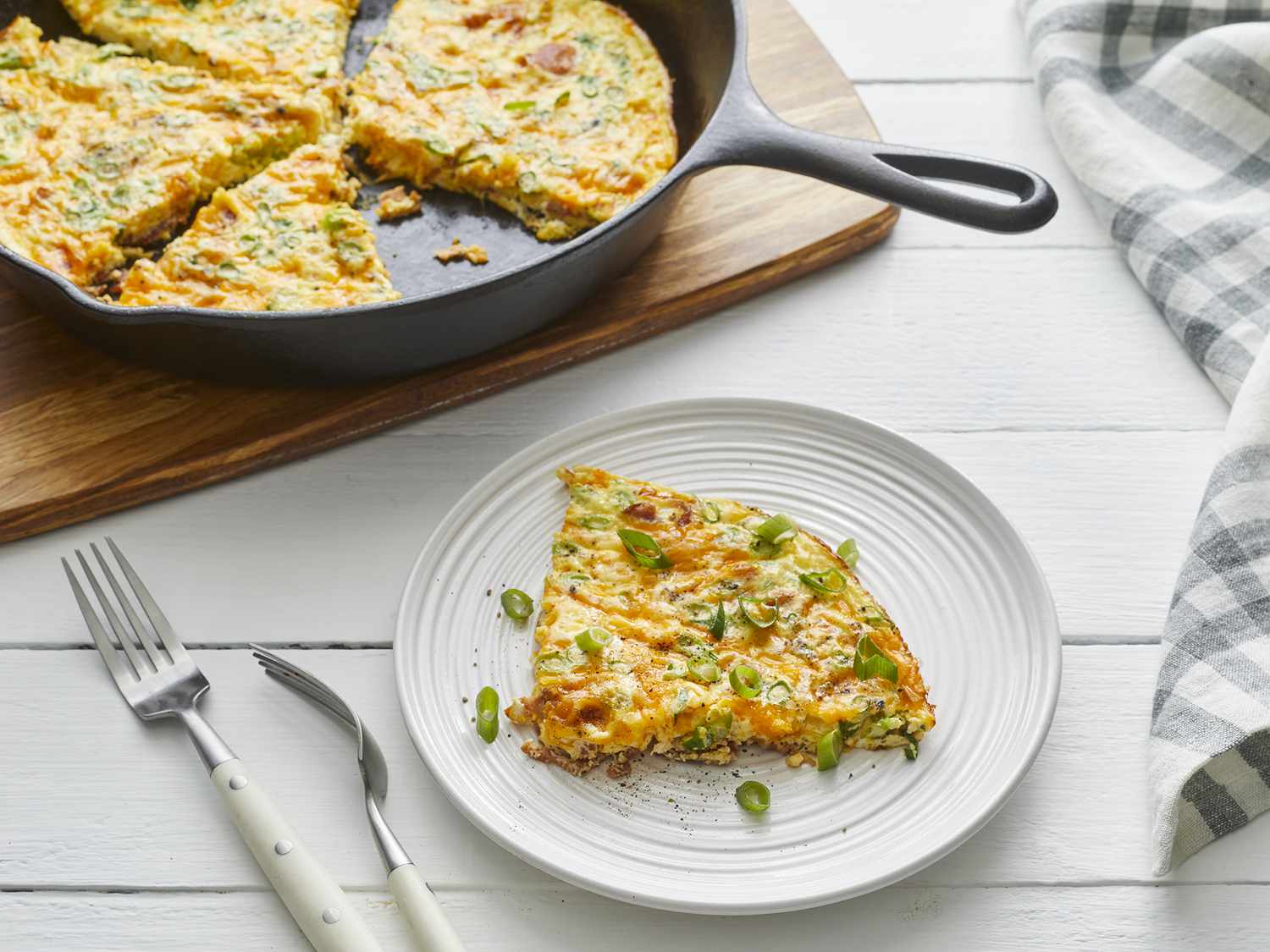 Simple Bacon and Cheese Frittata