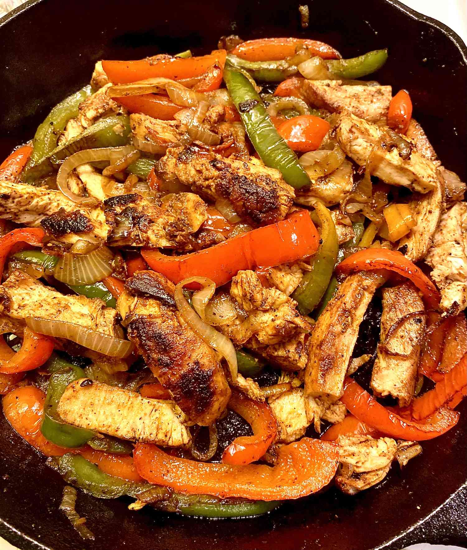 Skillet Chicken Fajitas