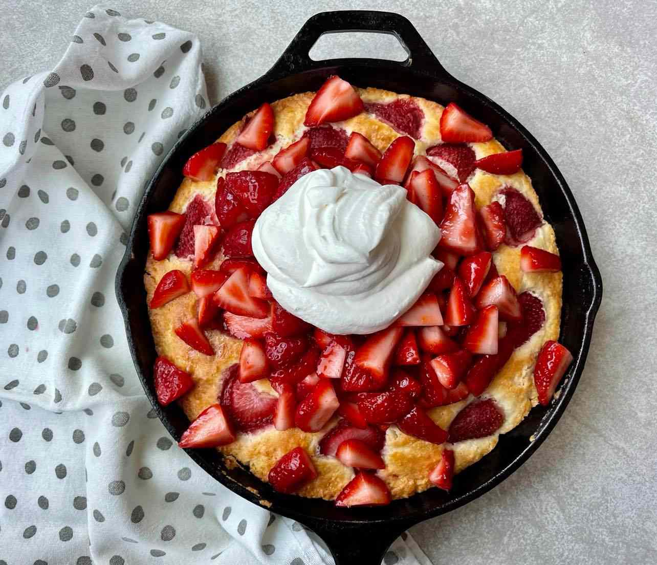 Skillet Strawberry Delight