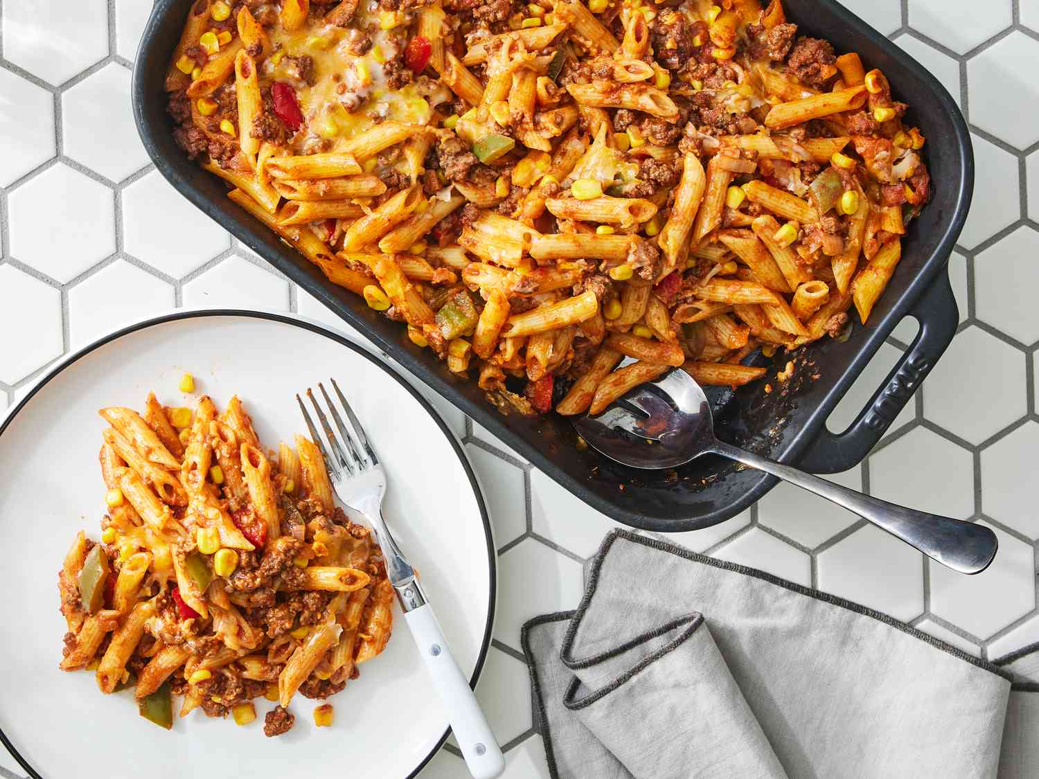 Sloppy Joe Pasta Bake